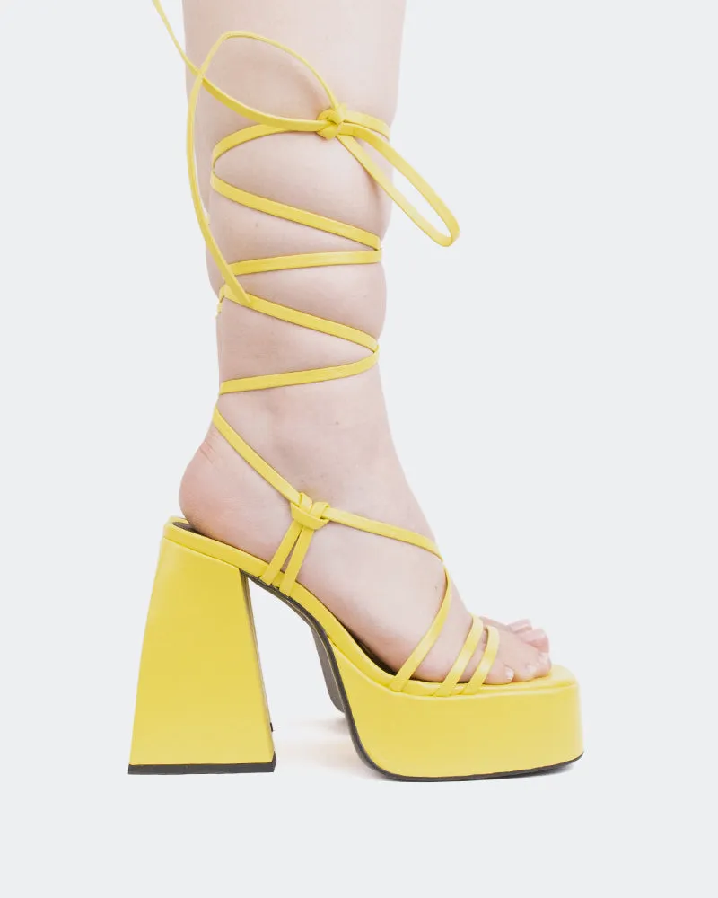 Cuir jaune hypnotique