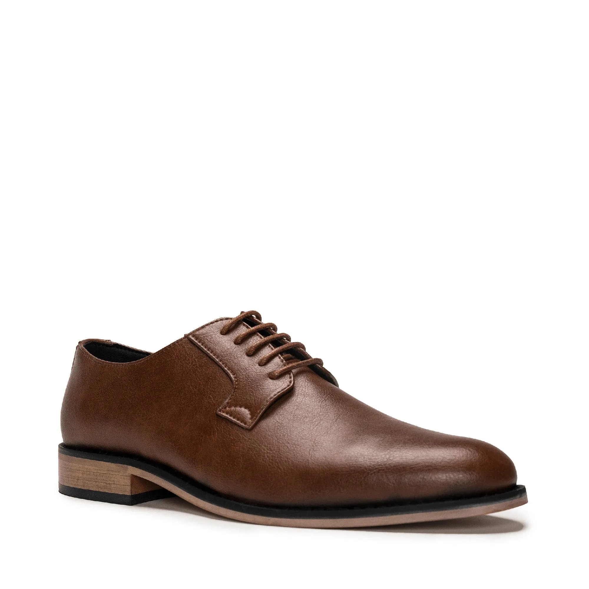 Chaussures Blucher en Cuir Végan pour Homme Jake | Marron