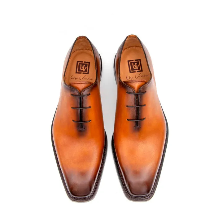Jason Sr Chaussures à Lacets Wholecut - Caramel