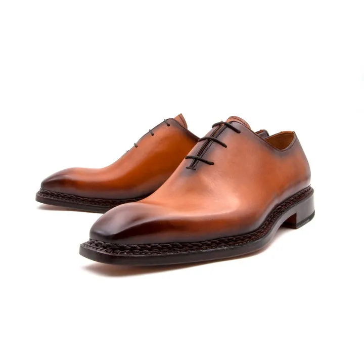 Jason Sr Chaussures à Lacets Wholecut - Caramel