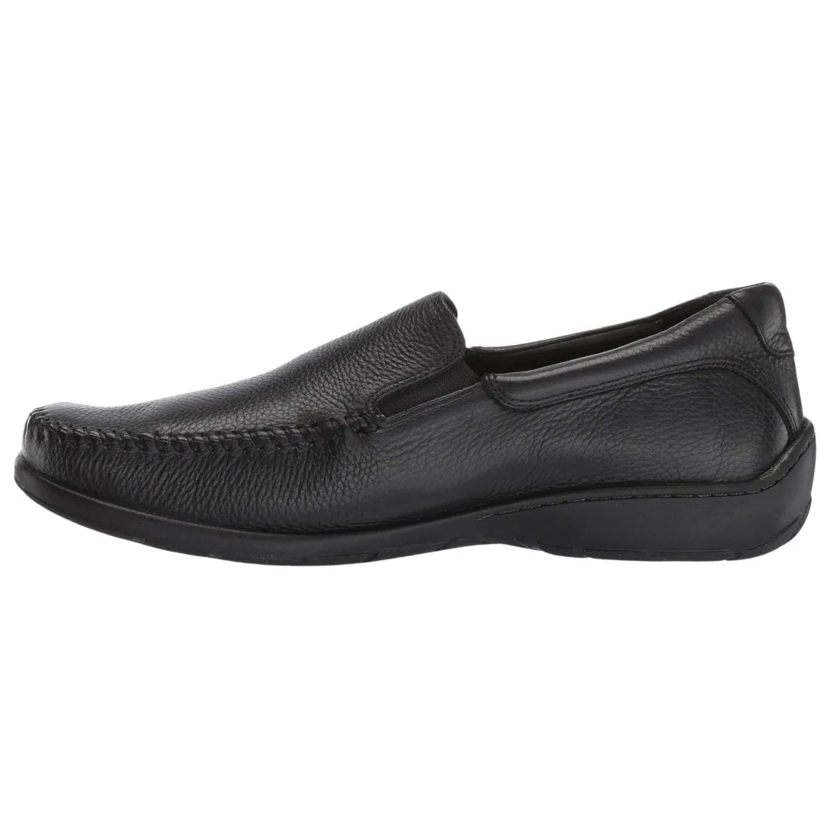 Johnston & Murphy Hommes Crawfoord Venitian Cuir Noir