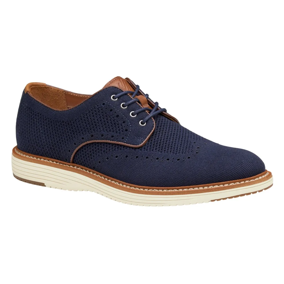 Johnston & Murphy Upton en maille à bout effilé marine pour hommes