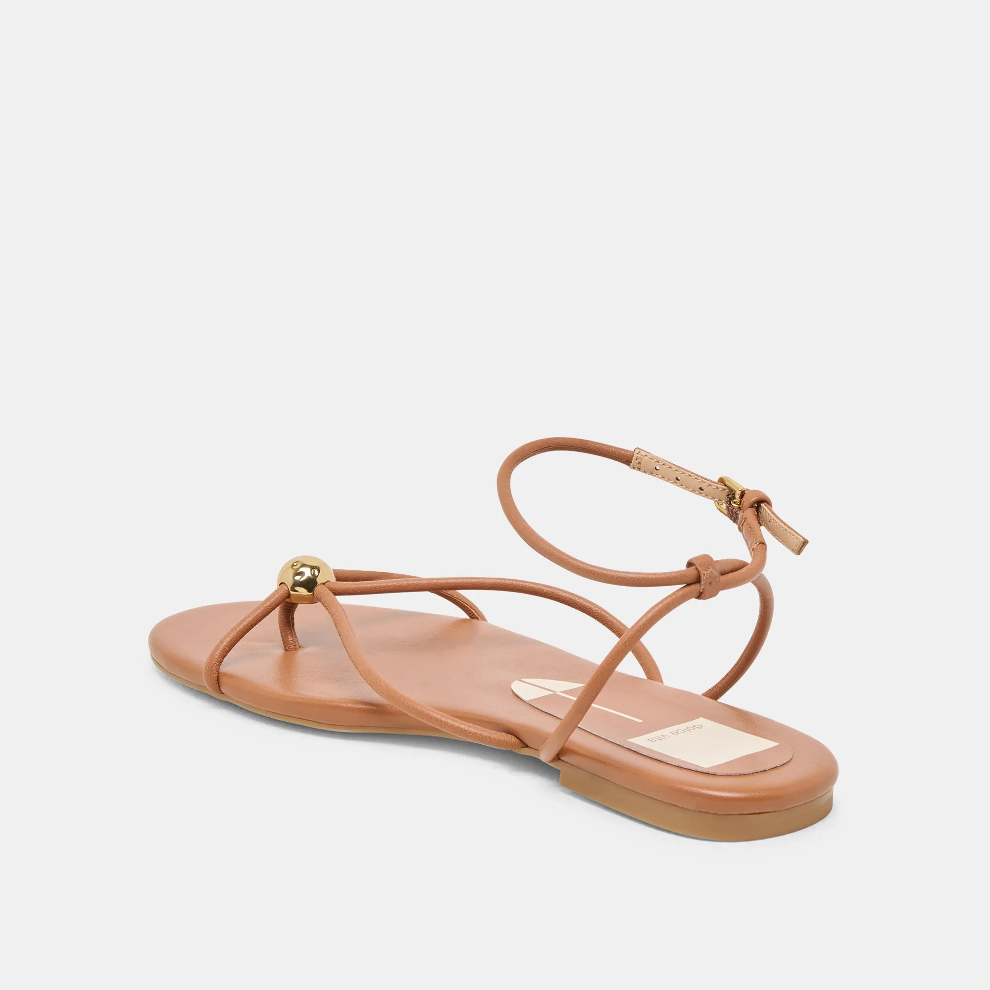 SANDALES KENLEY EN CUIR SADDLE