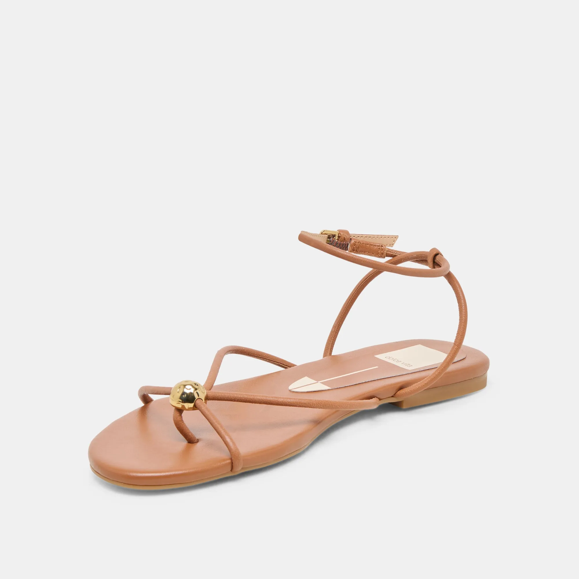 SANDALES KENLEY EN CUIR SADDLE