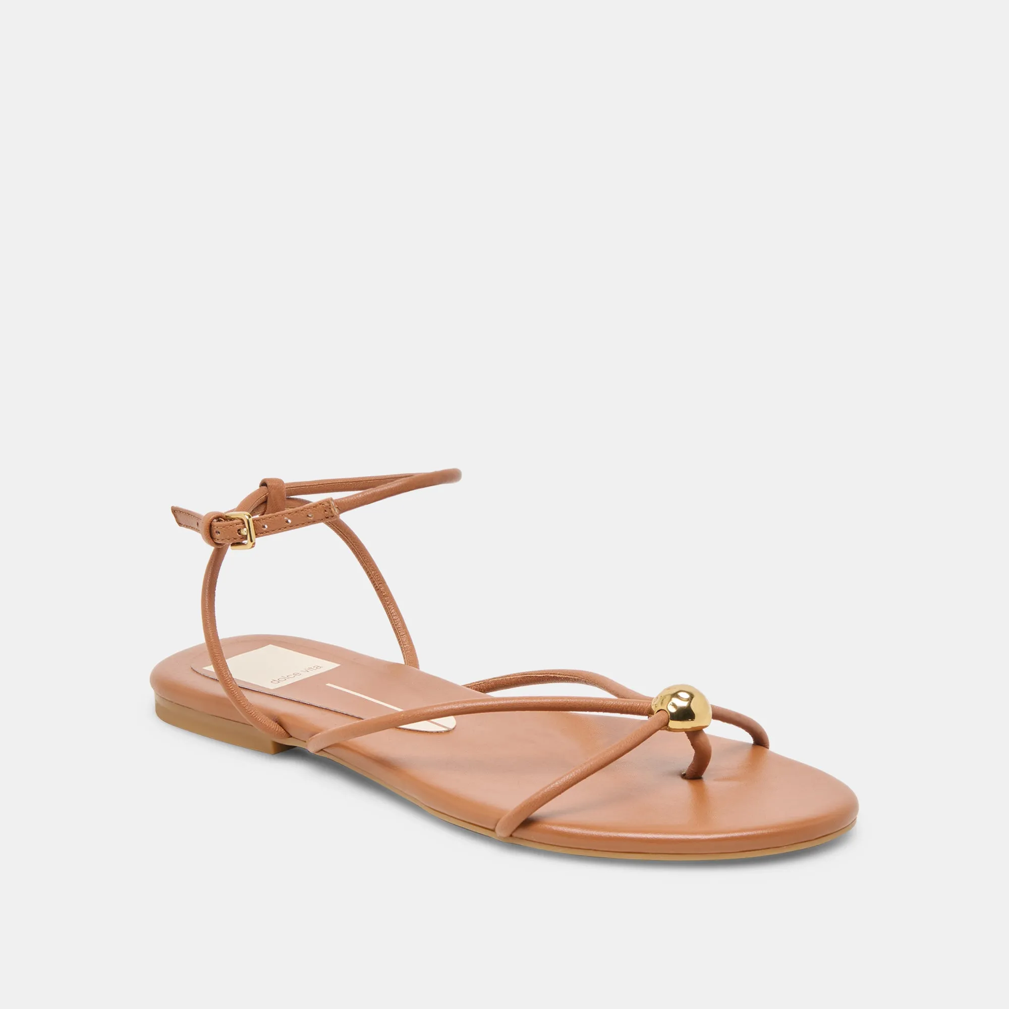 SANDALES KENLEY EN CUIR SADDLE