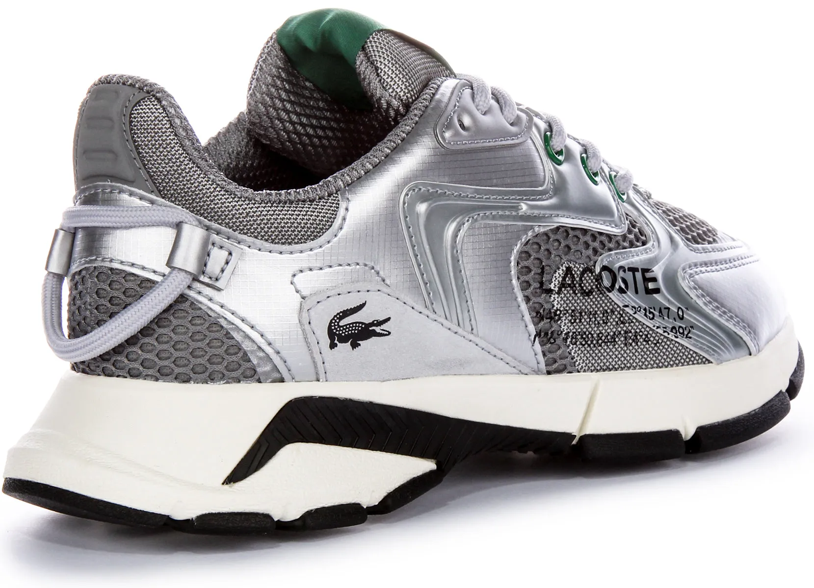 Lacoste L003 Neo En Argent Pour Femmes Chaussures Lacoste