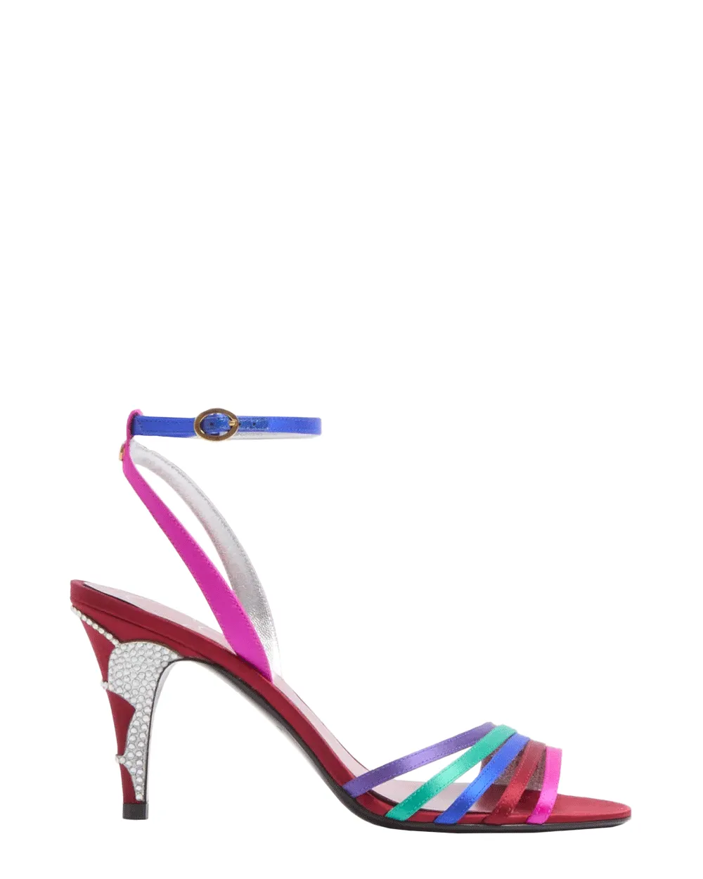 Sandale Ladycrush à motifs festonnés multicolore