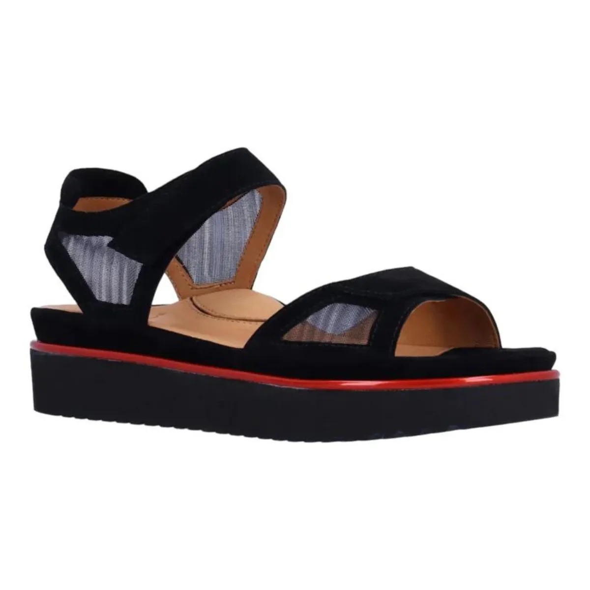 L'Amour Des Pieds Femmes Arna Suède Noir / Maille