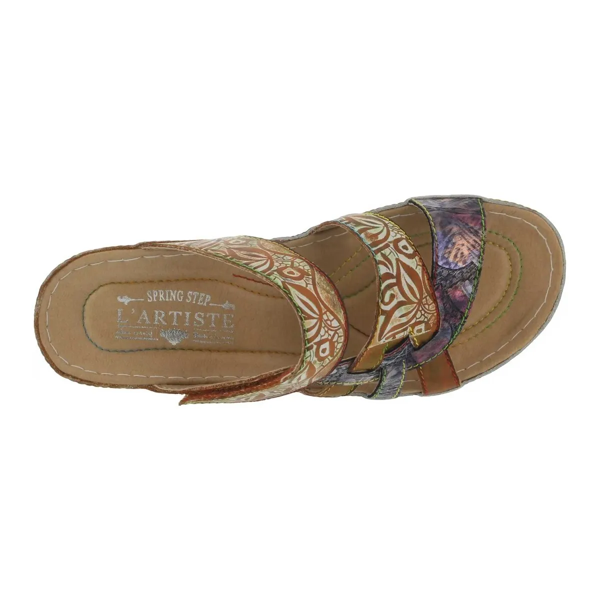 L'Artiste By Spring Step Caiman Camel Multi Cuir