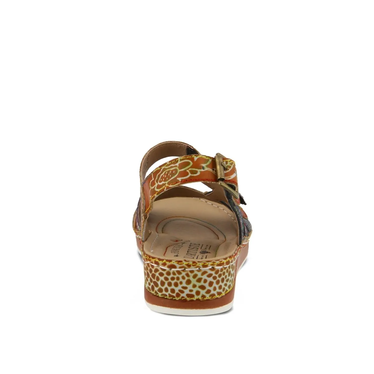 L'artiste par Spring Step Femmes Sumacah Camel Multi