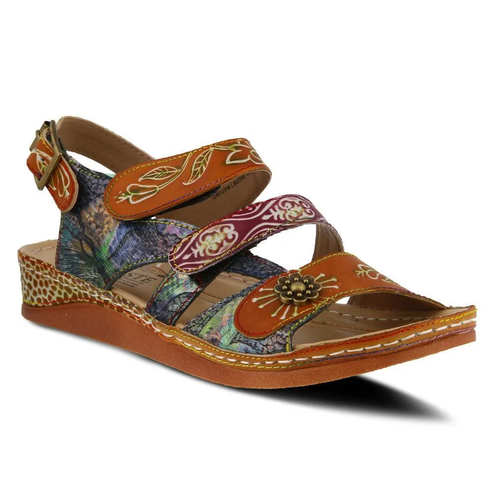 L'artiste par Spring Step Femmes Sumacah Camel Multi
