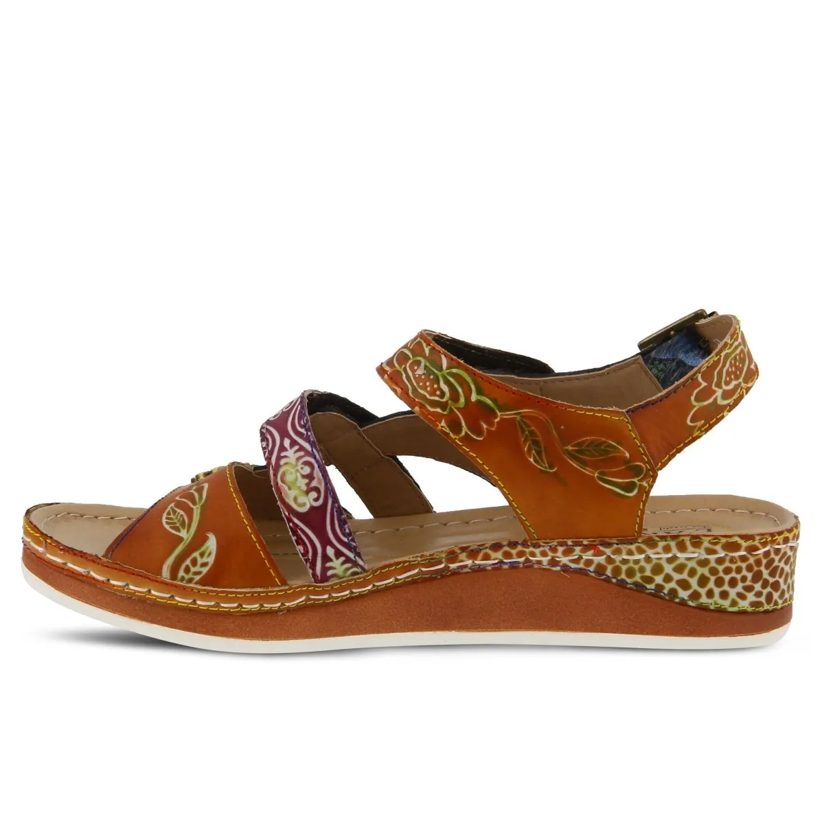 L'artiste par Spring Step Femmes Sumacah Camel Multi