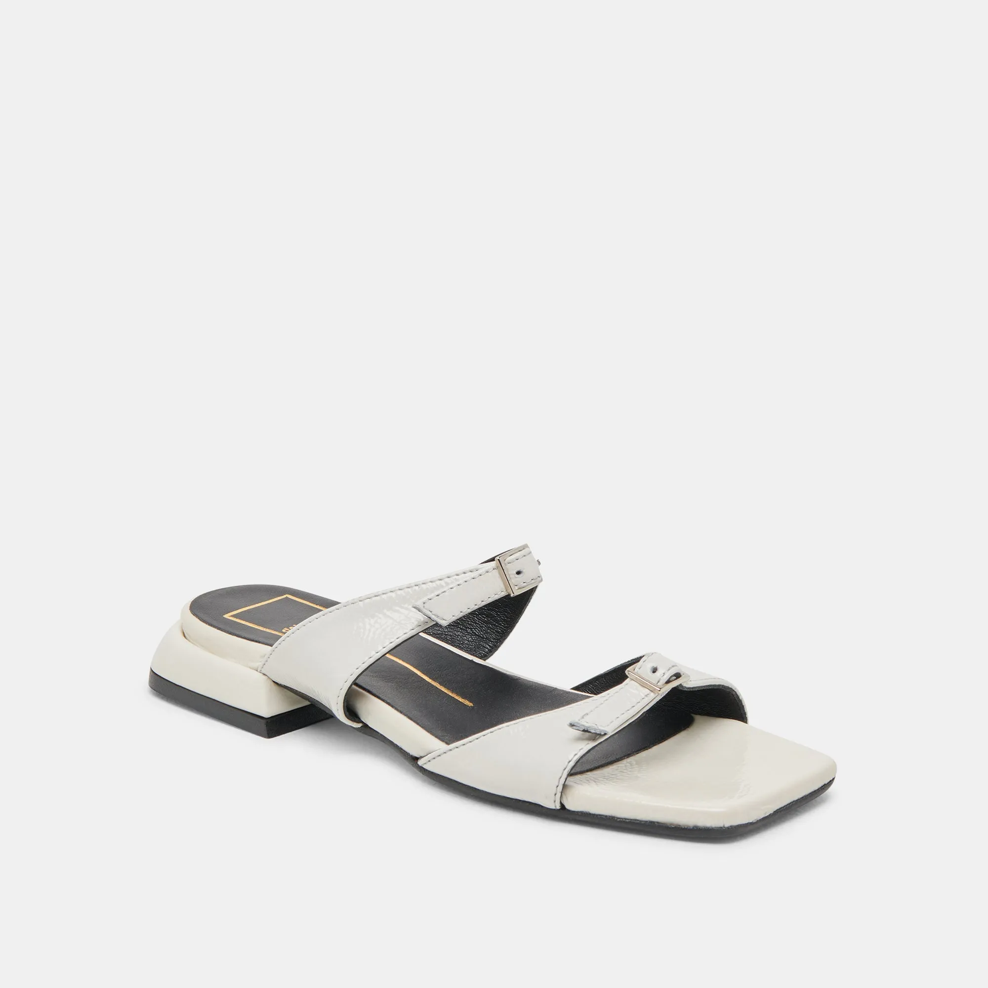 SANDALES LAVERN OFF WHITE PATINÉ FROISSÉ