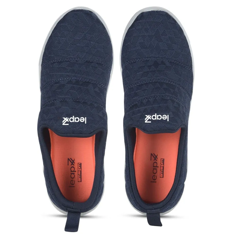Chaussures décontractées sans lacets pour femmes Leap7x Bleu marine AVILA-96 par Liberty