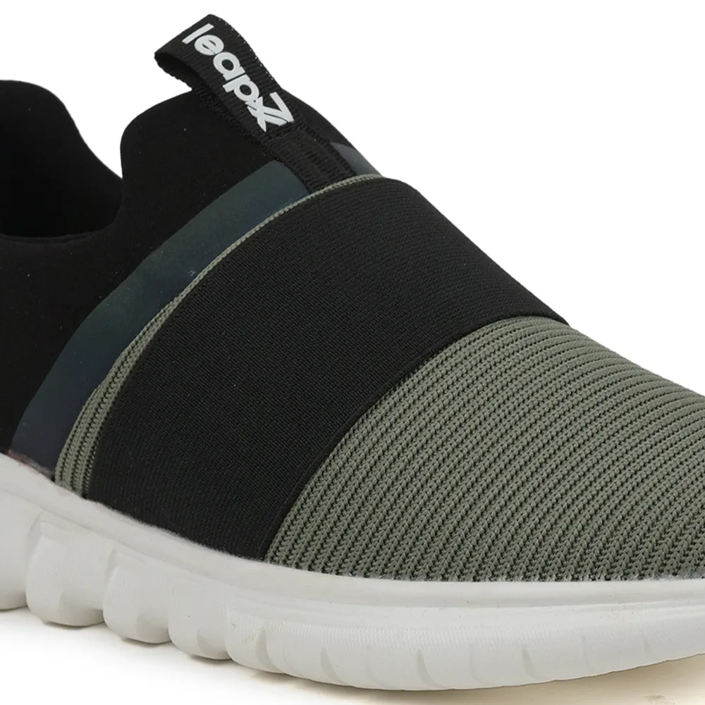 Chaussures casual sans lacets Leap7x couleur olive pour femmes MERCY By Liberty
