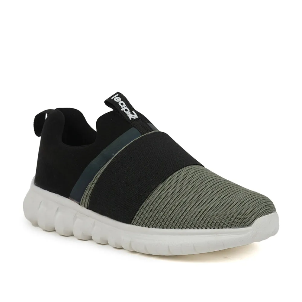 Chaussures casual sans lacets Leap7x couleur olive pour femmes MERCY By Liberty