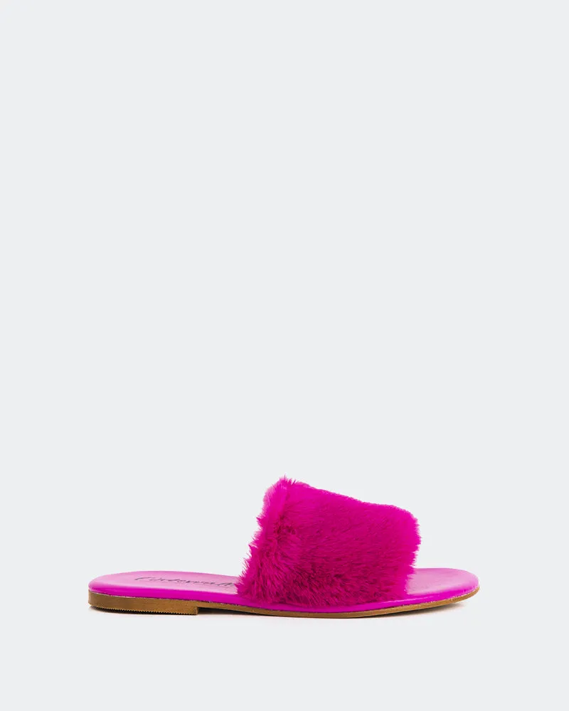 Lillet Fuchsia Fausse Fourrure