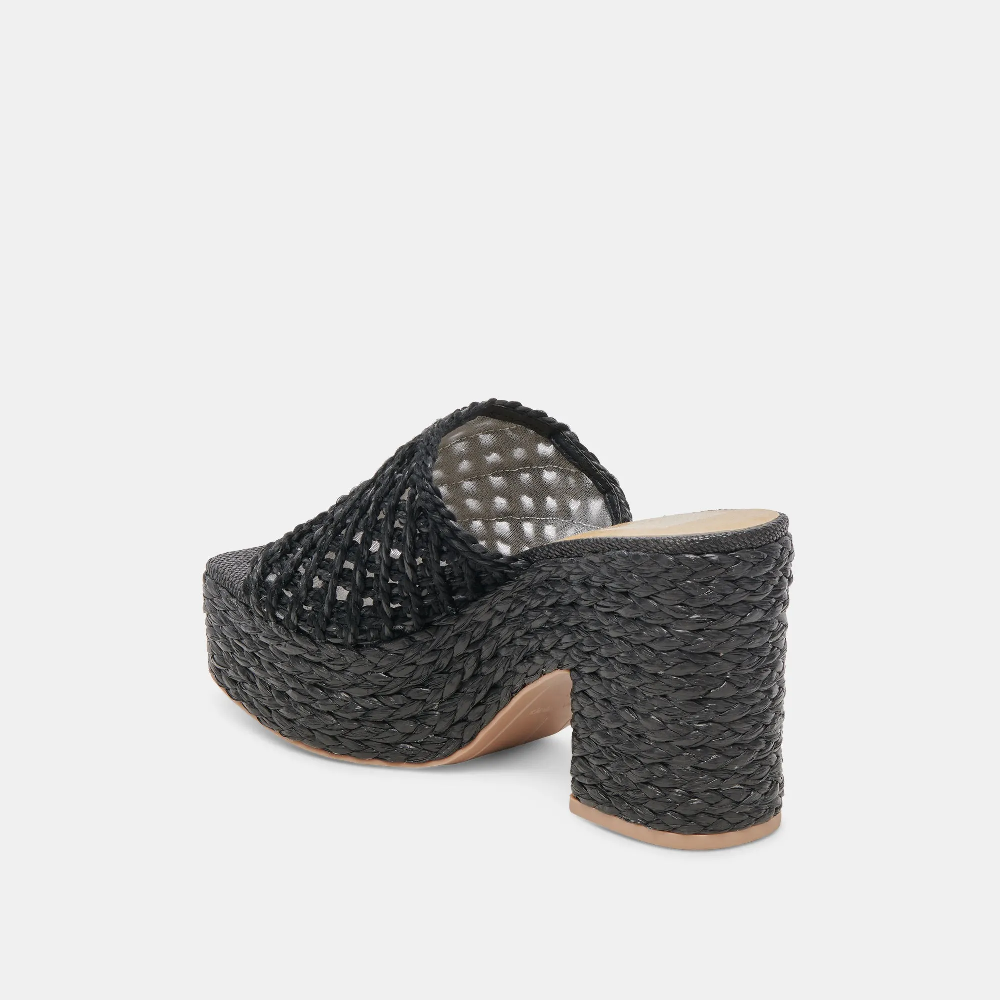 LISHA TALONS ONYX RAFFIA