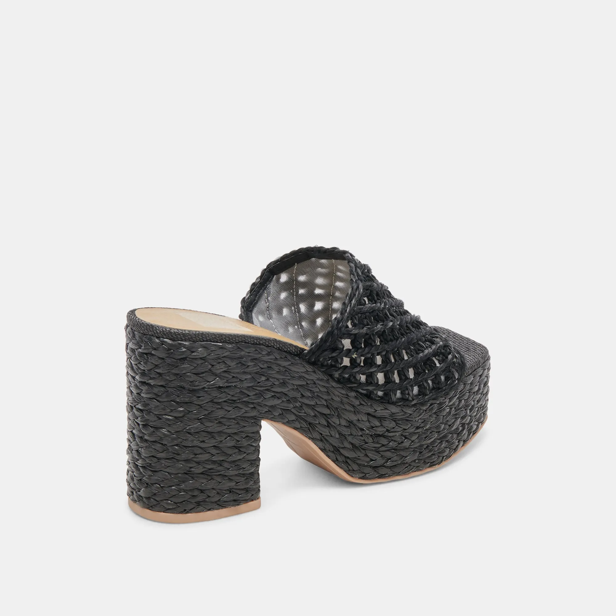 LISHA TALONS ONYX RAFFIA