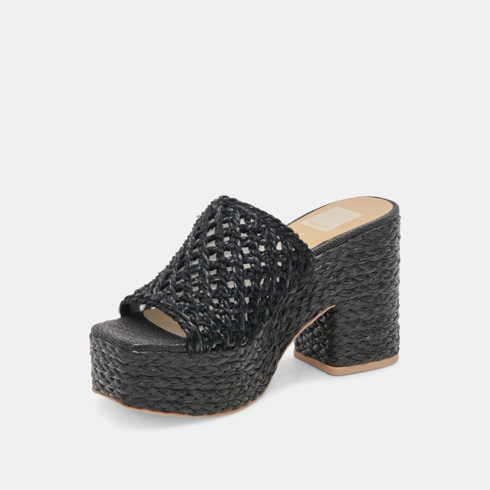 LISHA TALONS ONYX RAFFIA