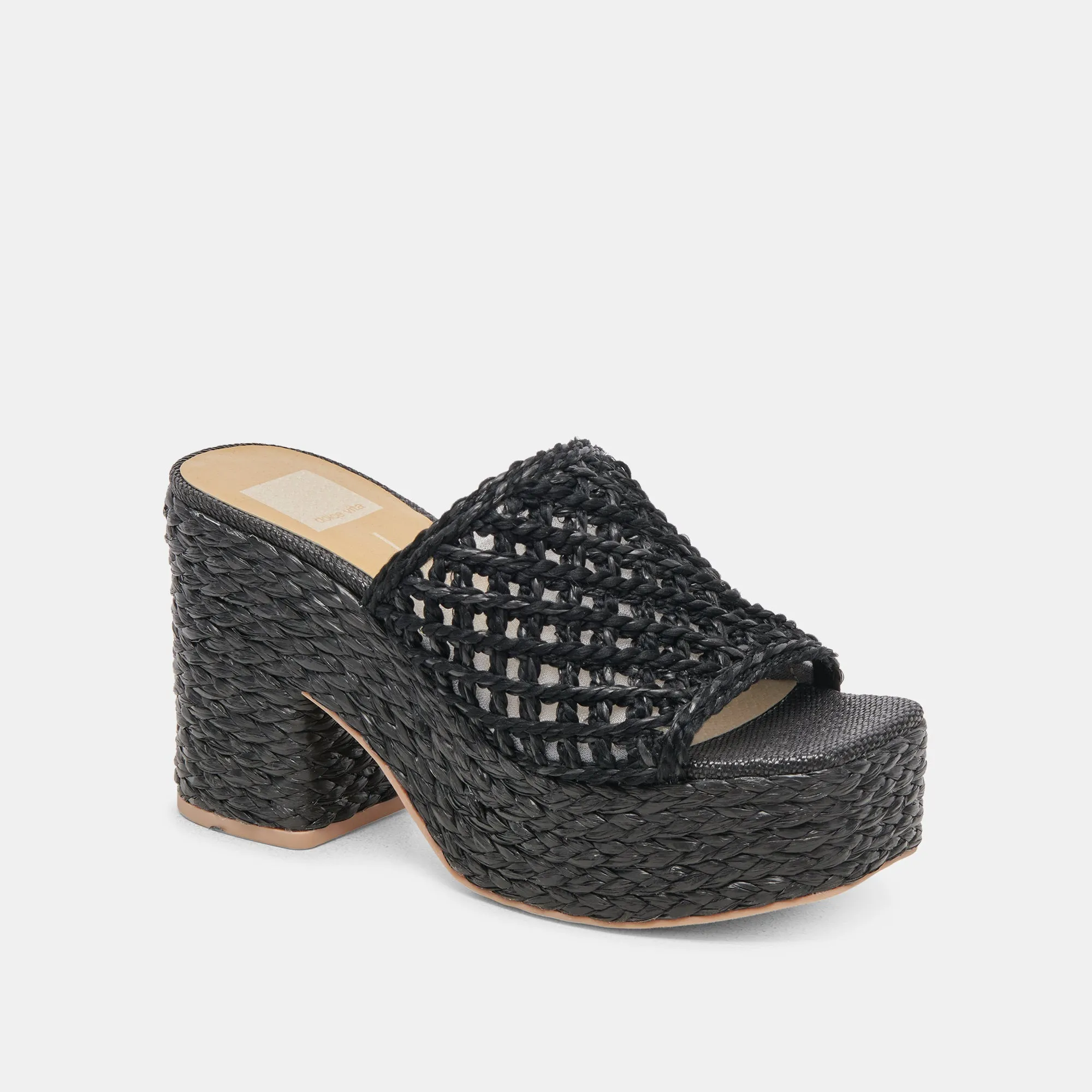 LISHA TALONS ONYX RAFFIA
