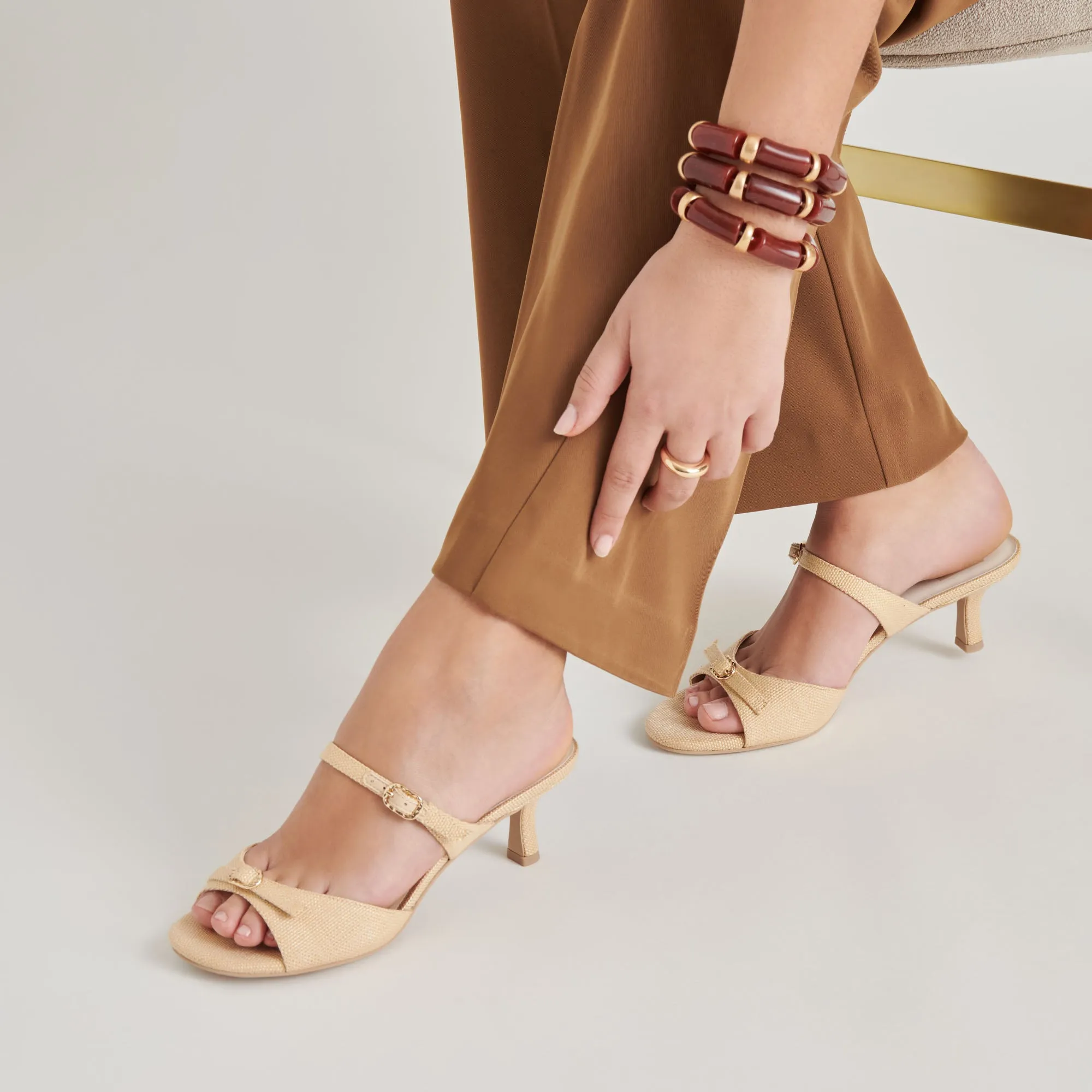 LORALI TALONS LT RAFFIA NATUREL