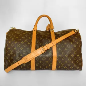 Louis Vuitton Keepall 50 Bandoulière Monogram Canvas