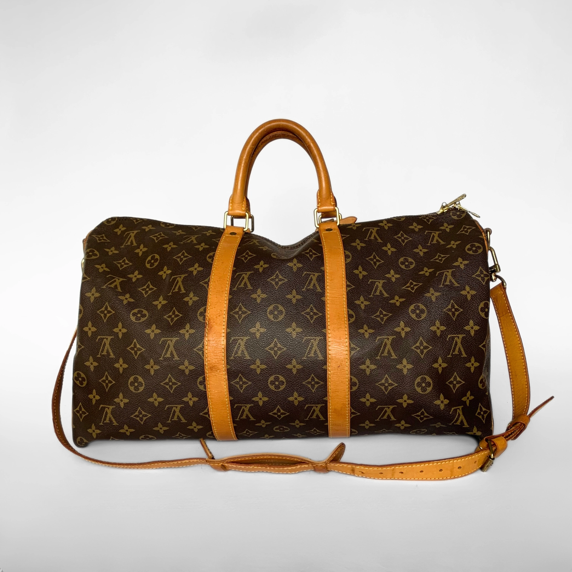 Louis Vuitton Keepall 50 Bandoulière en toile Monogram