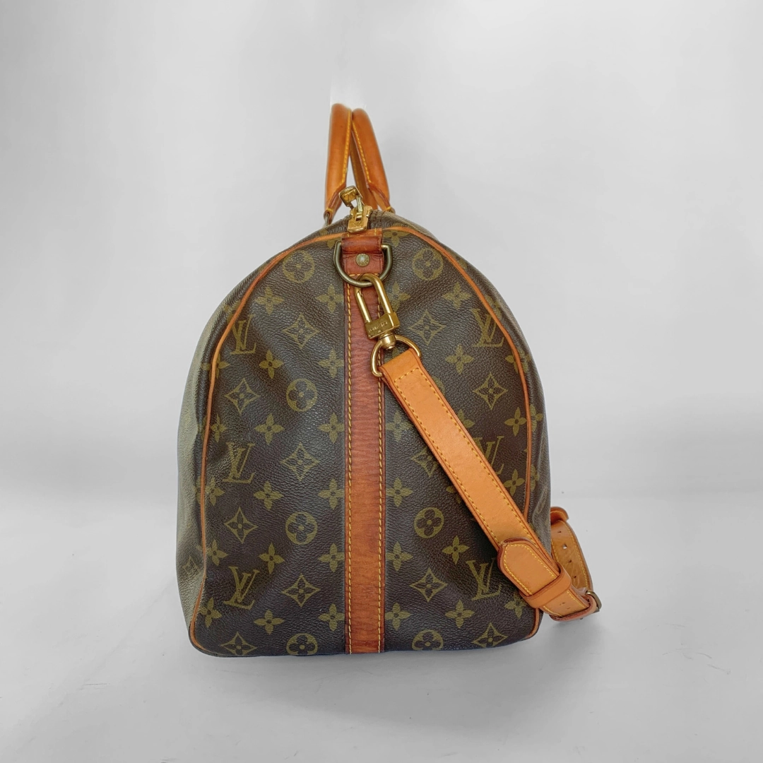 Louis Vuitton Keepall 50 Bandoulière en toile Monogram