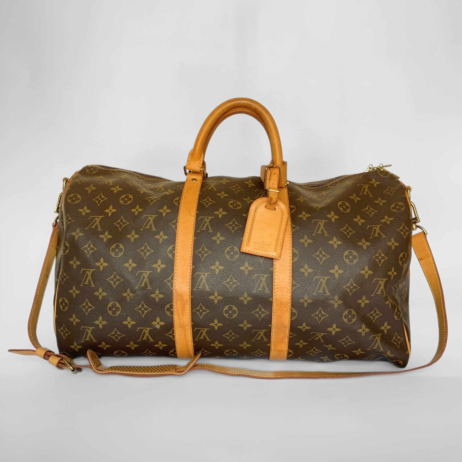 Louis Vuitton Keepall 50 Bandoulière en toile Monogram