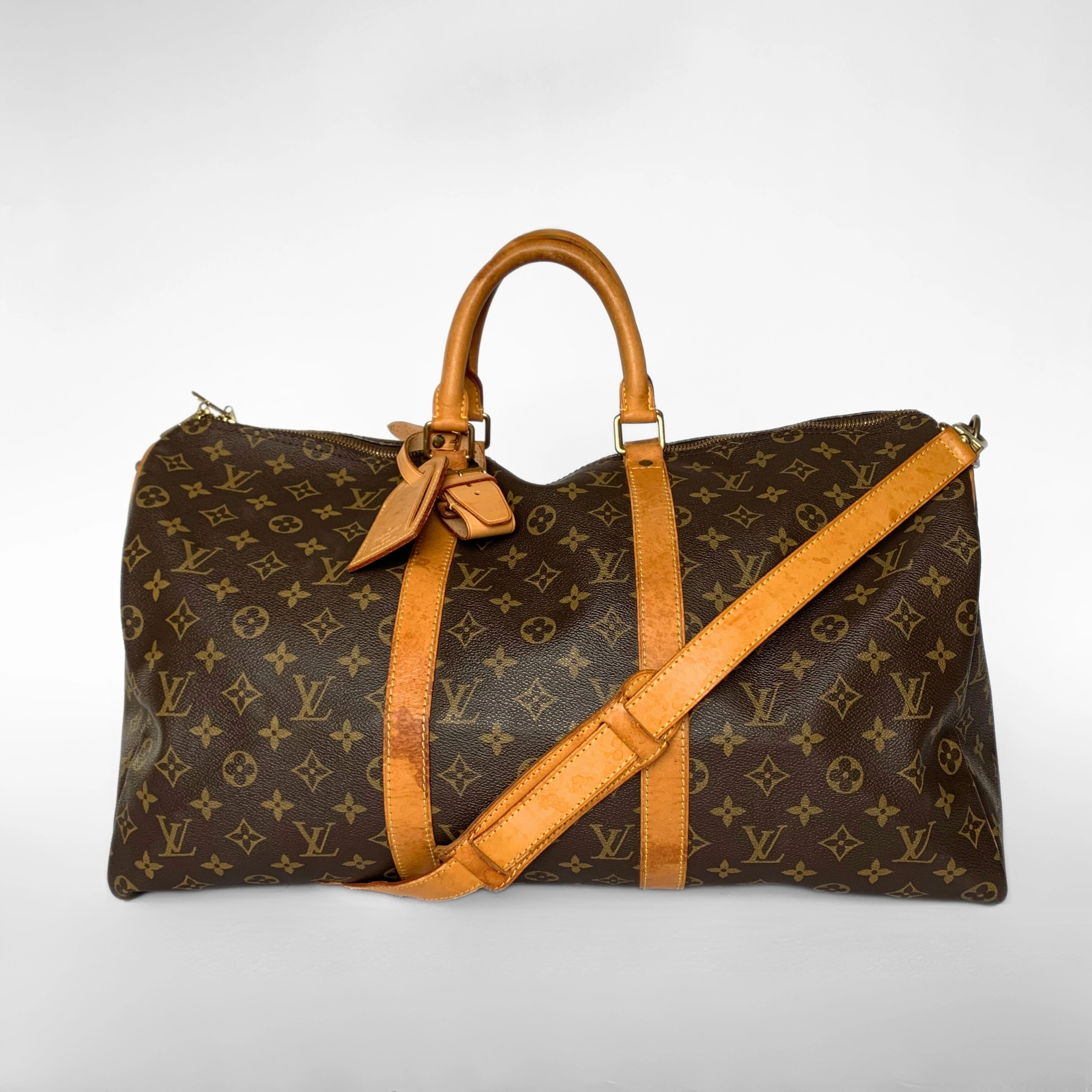 Louis Vuitton Keepall 50 Bandoulière en toile Monogram