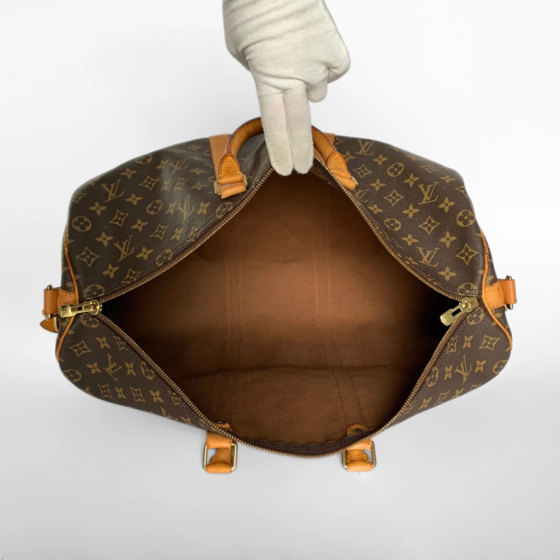 Louis Vuitton Keepall 50 Bandoulière en toile Monogram