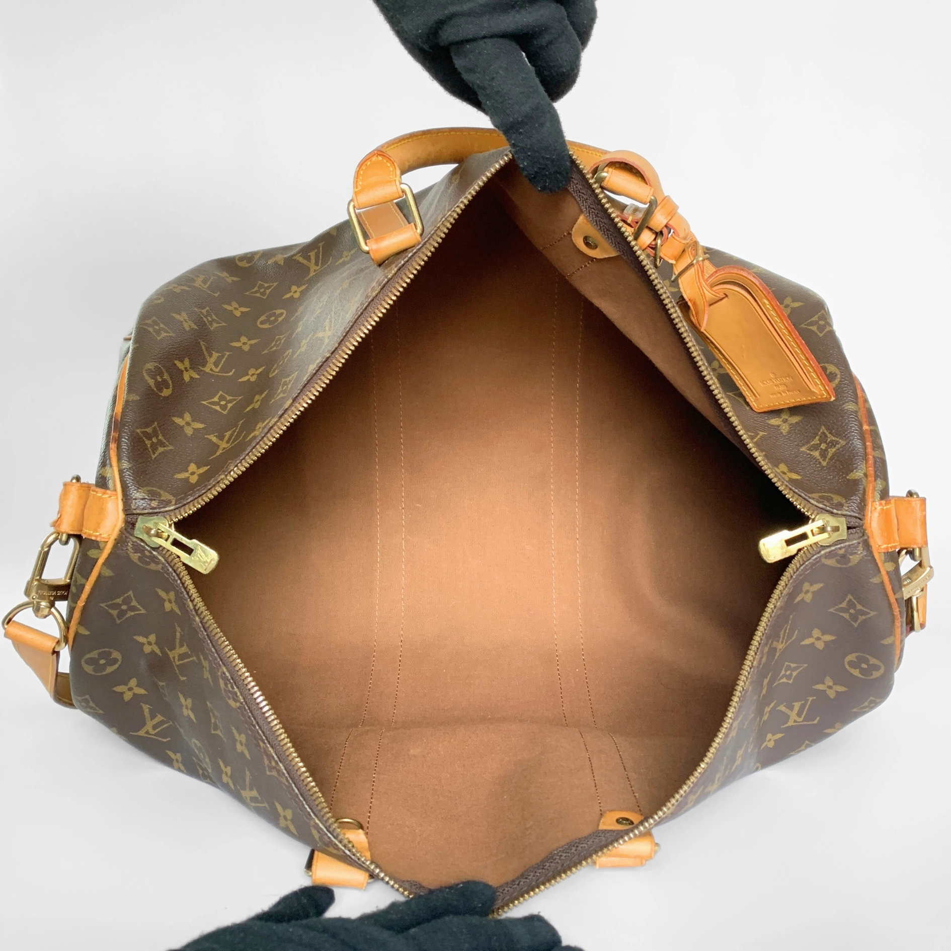 Louis Vuitton Keepall 50 Bandoulière en toile Monogram