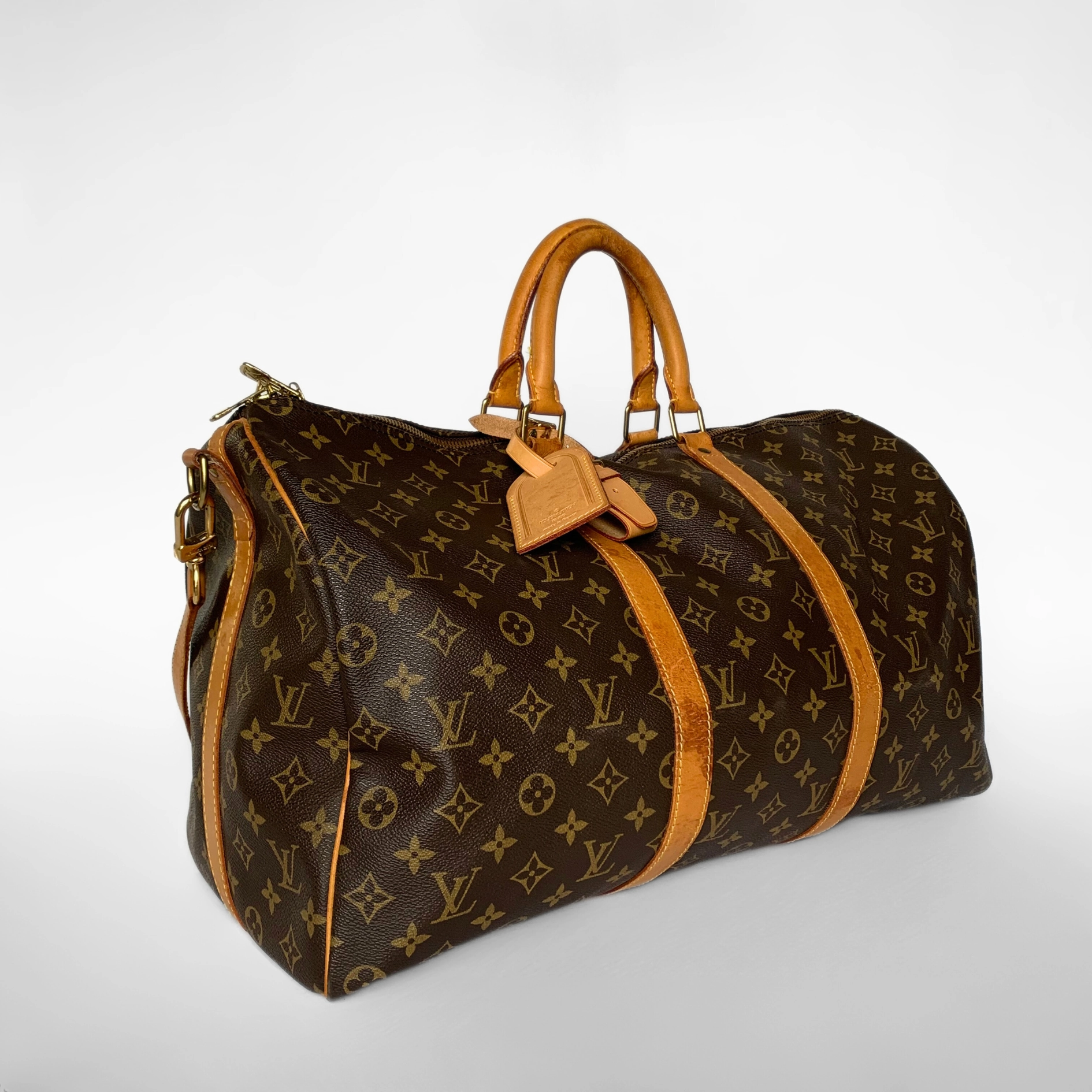Louis Vuitton Keepall 50 Bandoulière en toile Monogram