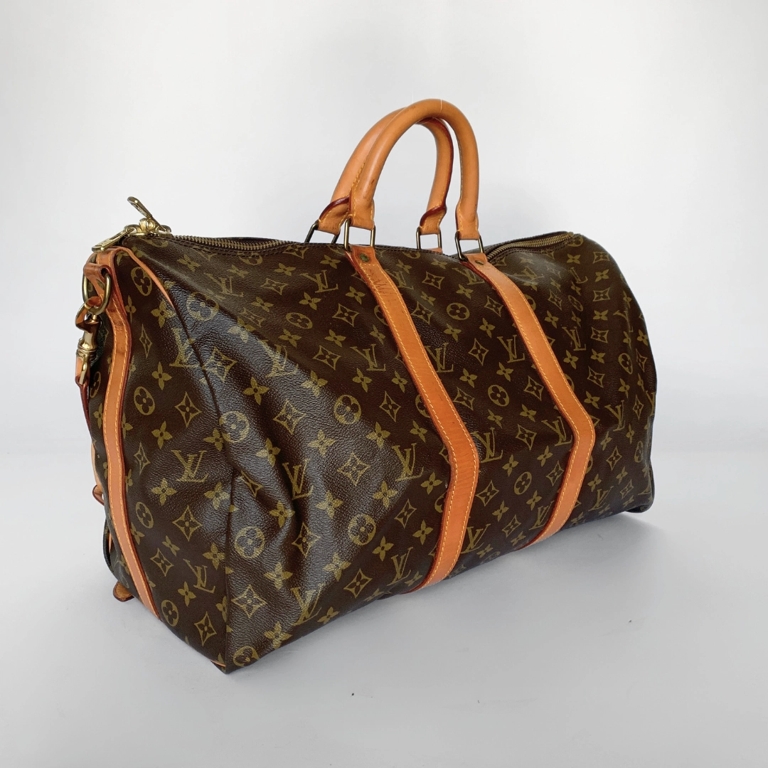 Louis Vuitton Keepall 50 Bandoulière Monogram Canvas