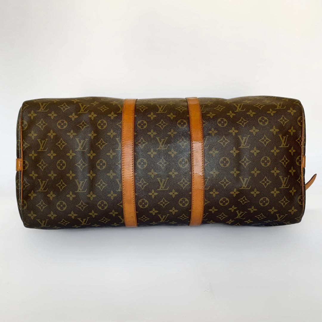 Louis Vuitton Keepall 55 Bandoulière en toile Monogram