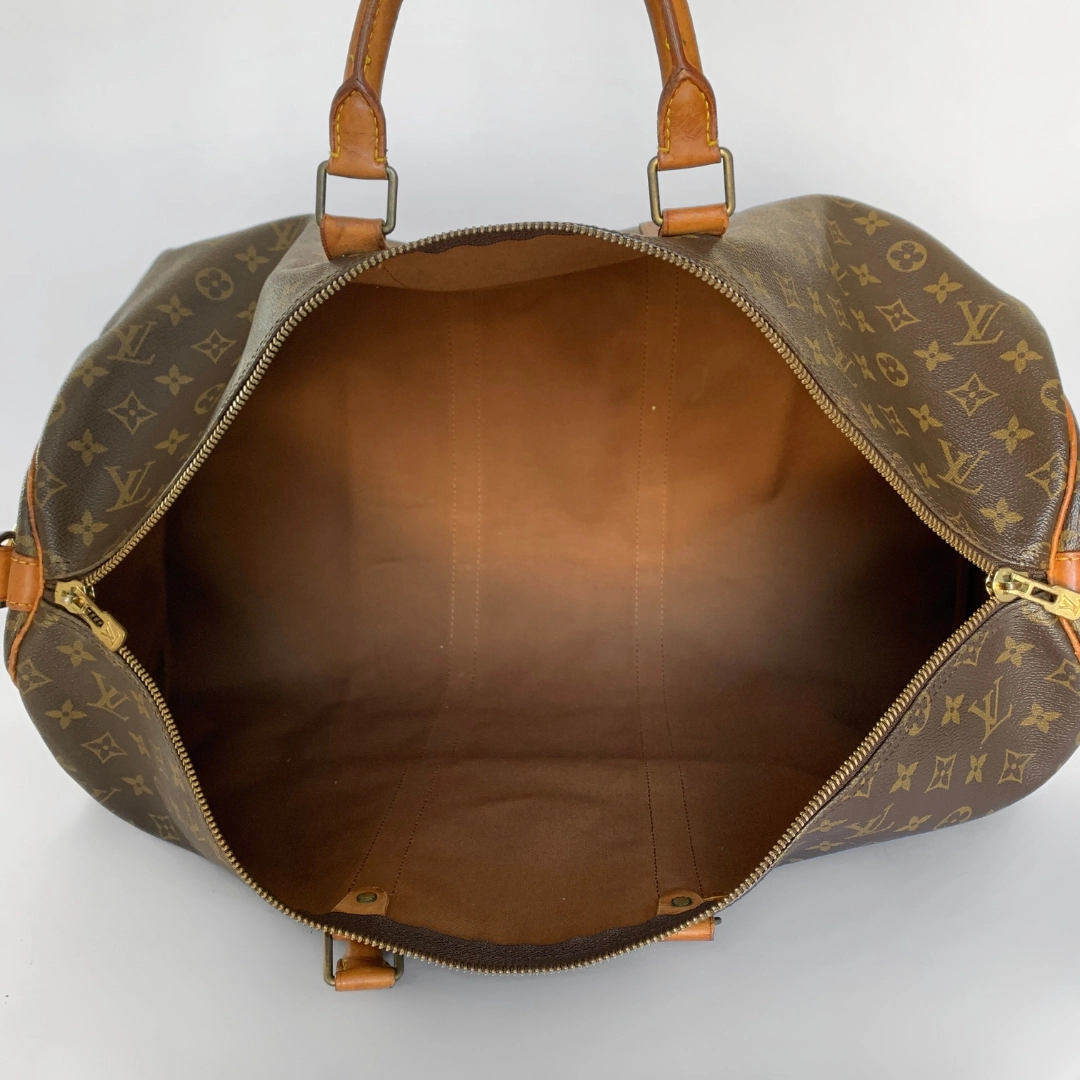 Louis Vuitton Keepall 55 Bandoulière en toile Monogram