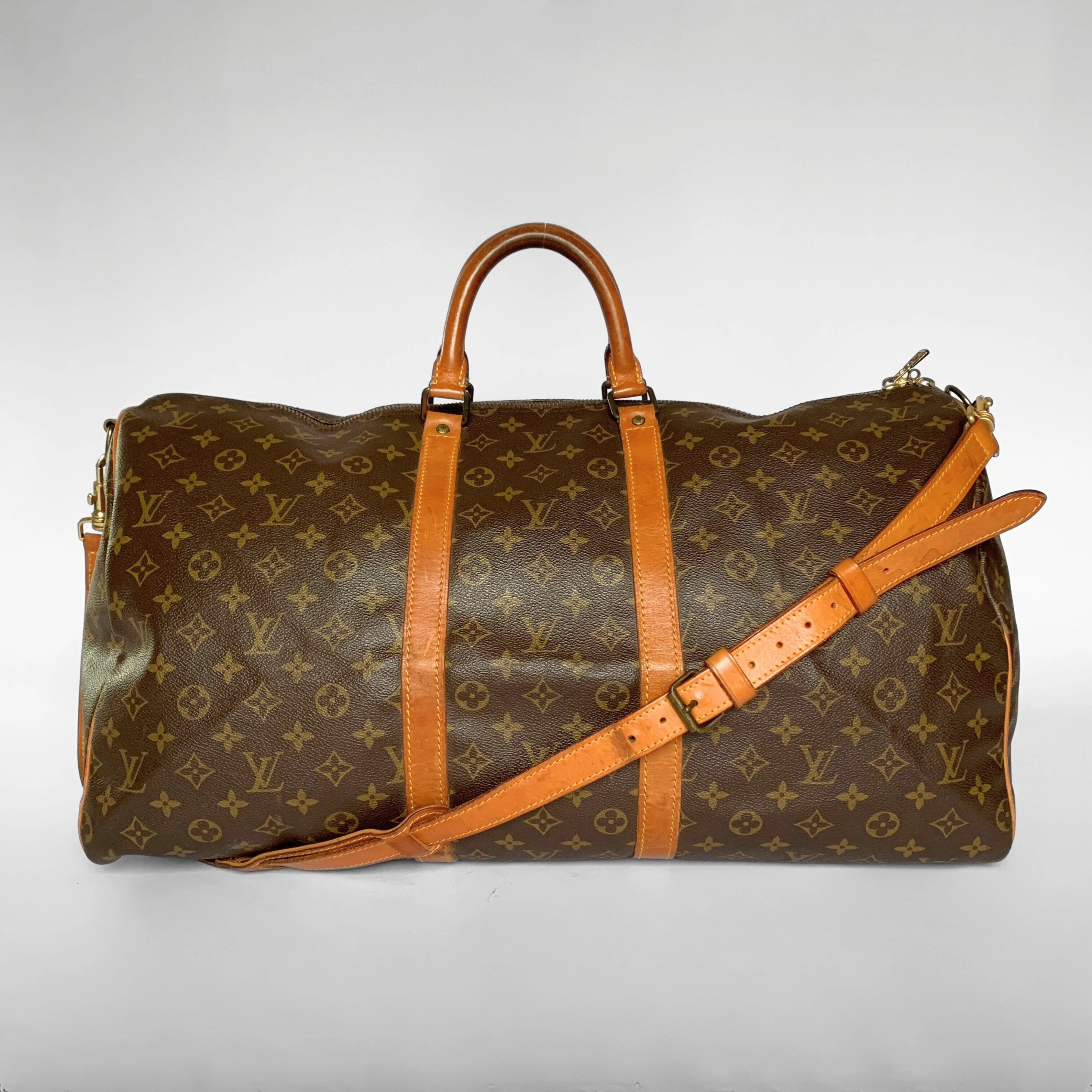 Louis Vuitton Keepall 55 Bandoulière en toile Monogram