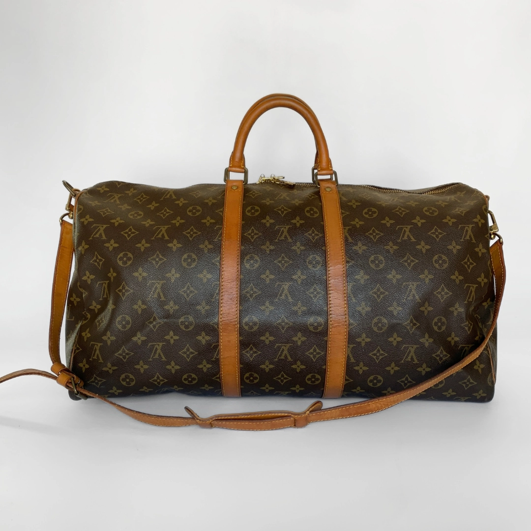 Louis Vuitton Keepall 55 Bandoulière en toile Monogram