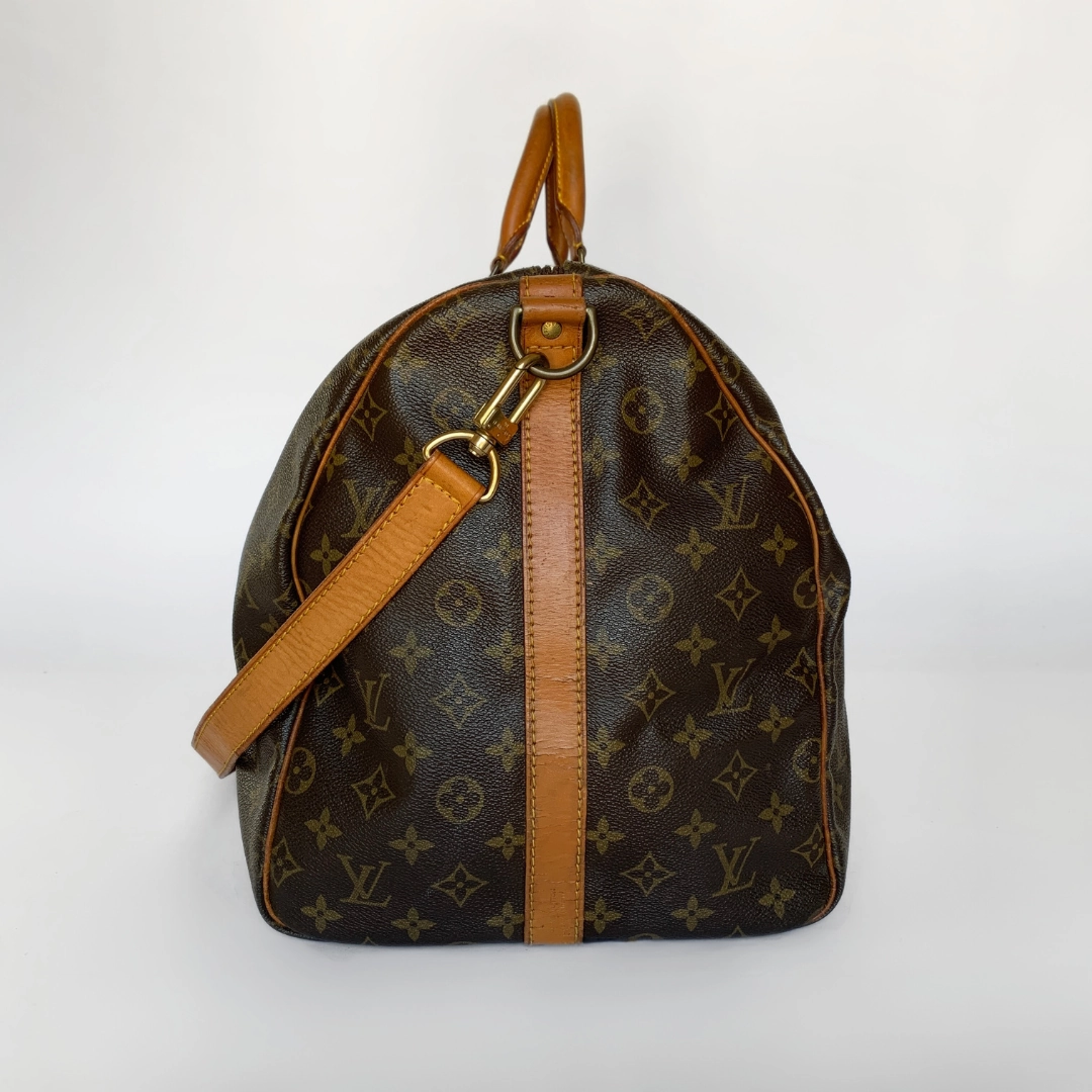 Louis Vuitton Keepall 55 Bandoulière en toile Monogram