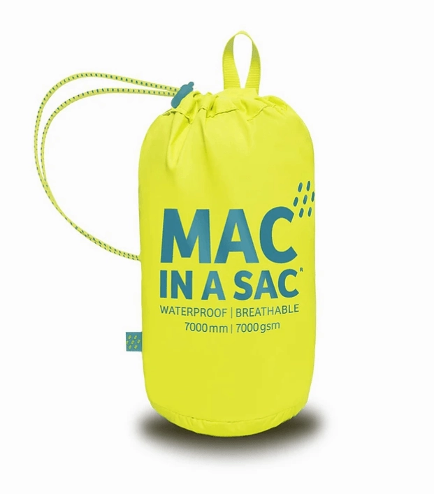 Veste imperméable Mac In A Sac pour hommes et femmes, pack d'origine pliable