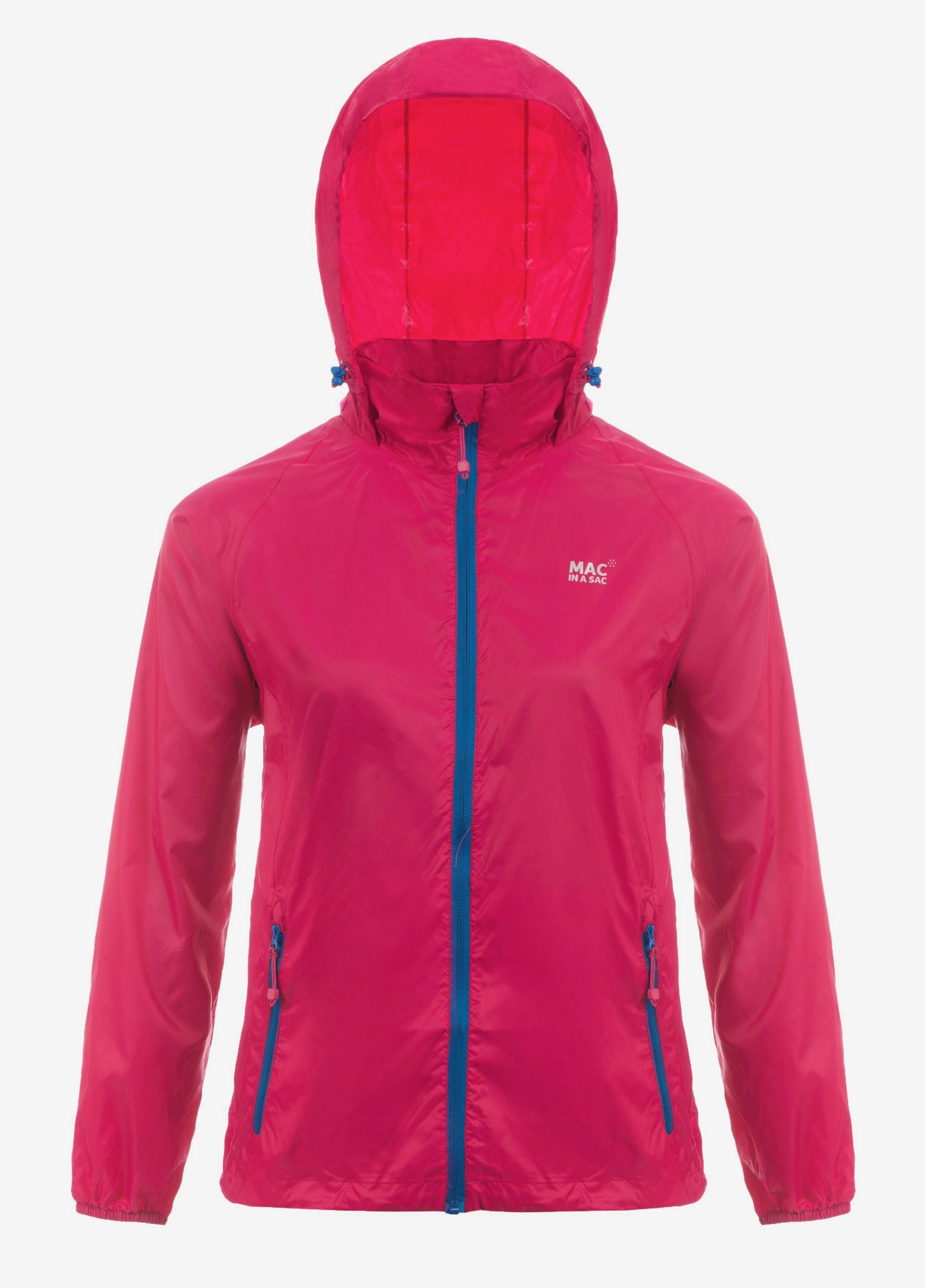 Veste imperméable Mac In A Sac pour hommes et femmes, pack d'origine pliable
