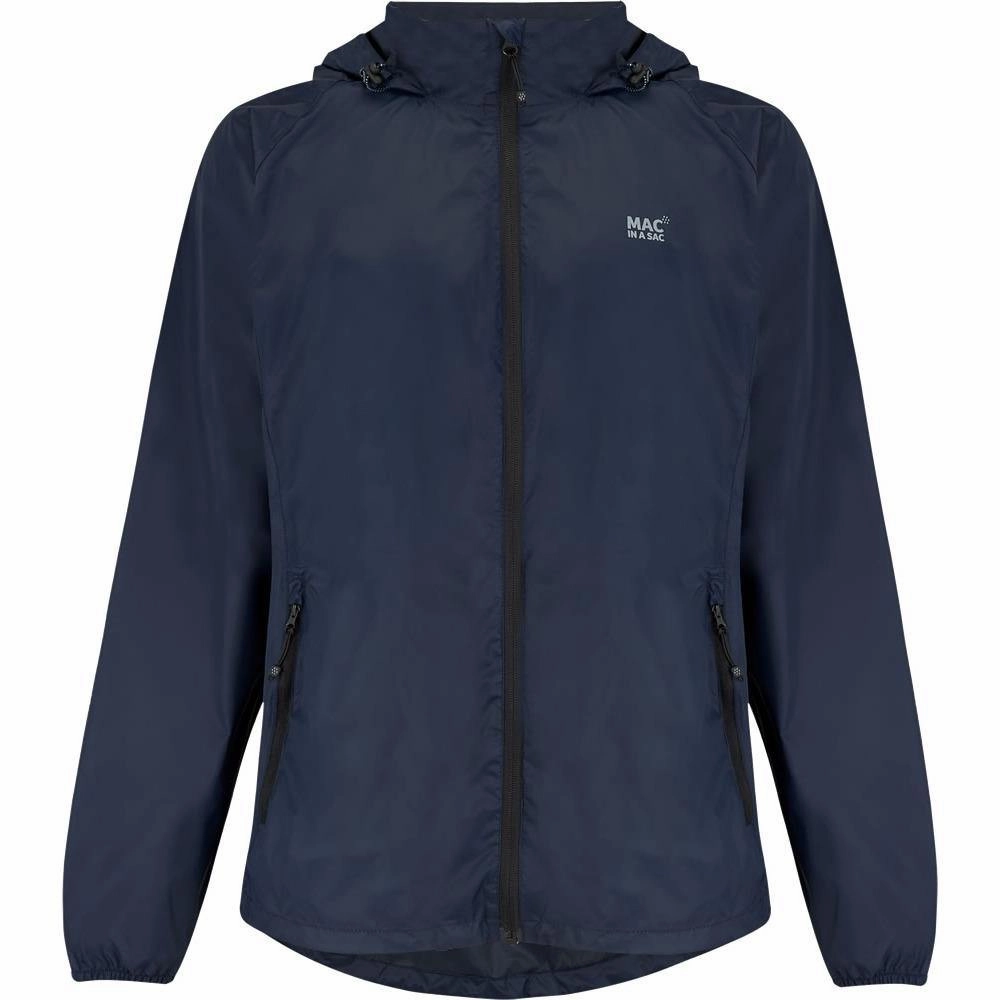 Veste imperméable Mac In A Sac pour hommes et femmes, pack d'origine pliable