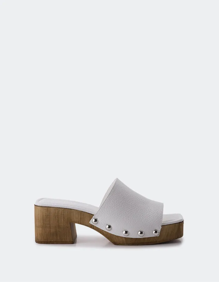 Maja Cuir Blanc