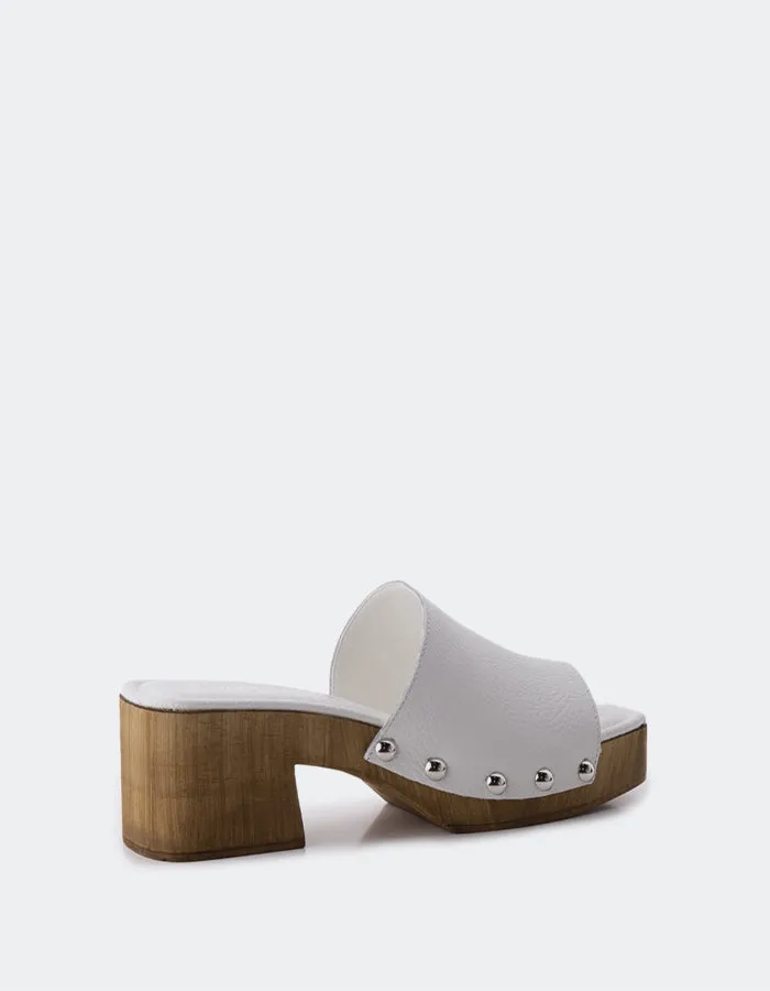 Maja Cuir Blanc