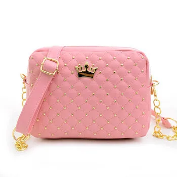 Sac à main petit pour femmes Mara's Dream, sac à main à la mode avec couronne, mini sac à bandoulière à rivets, sac messager pour femmes, vente chaude 2019, sacs Fashion Nova