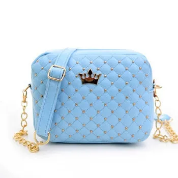 Sac à main petit pour femmes Mara's Dream, sac à main à la mode avec couronne, mini sac à bandoulière à rivets, sac messager pour femmes, vente chaude 2019, sacs Fashion Nova