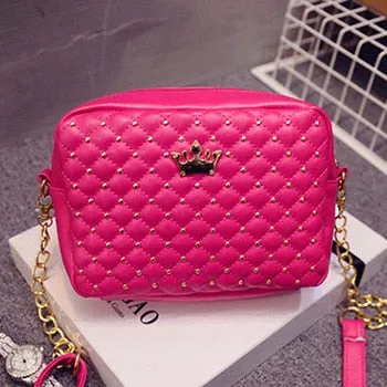Sac à main petit pour femmes Mara's Dream, sac à main à la mode avec couronne, mini sac à bandoulière à rivets, sac messager pour femmes, vente chaude 2019, sacs Fashion Nova
