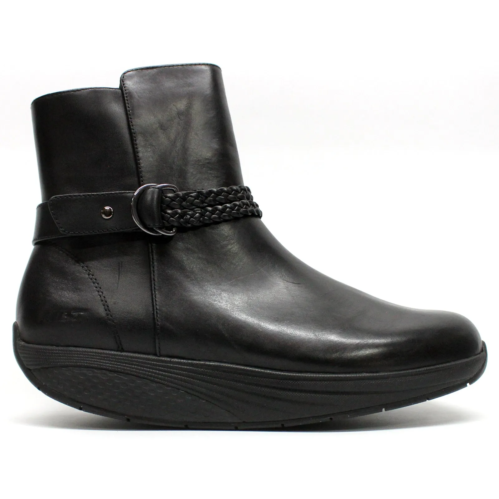 Bottes cheville pour femme en cuir nappa MBT Uki