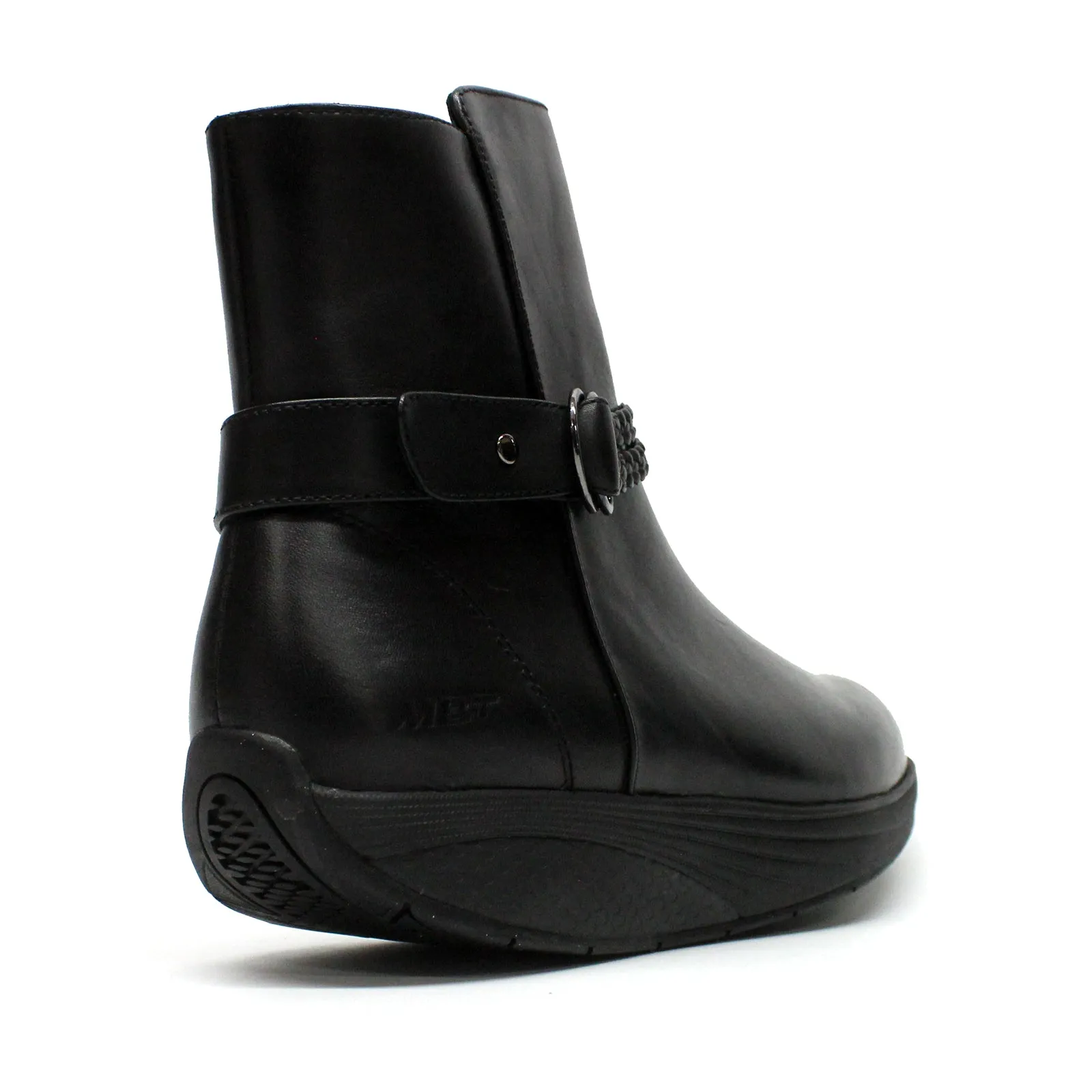 Bottes cheville pour femme en cuir nappa MBT Uki